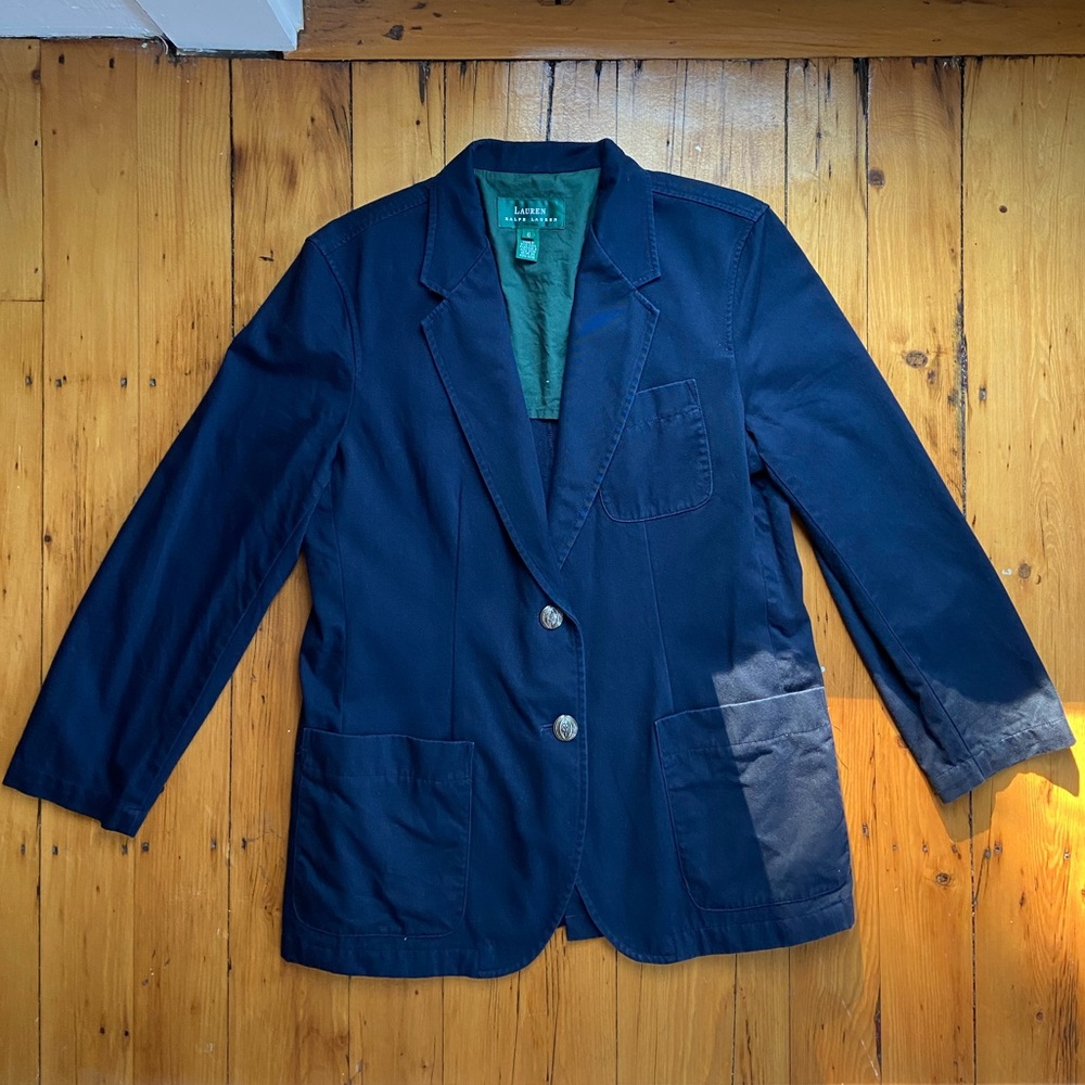 Vintage Ralph Lauren Navy Blazer